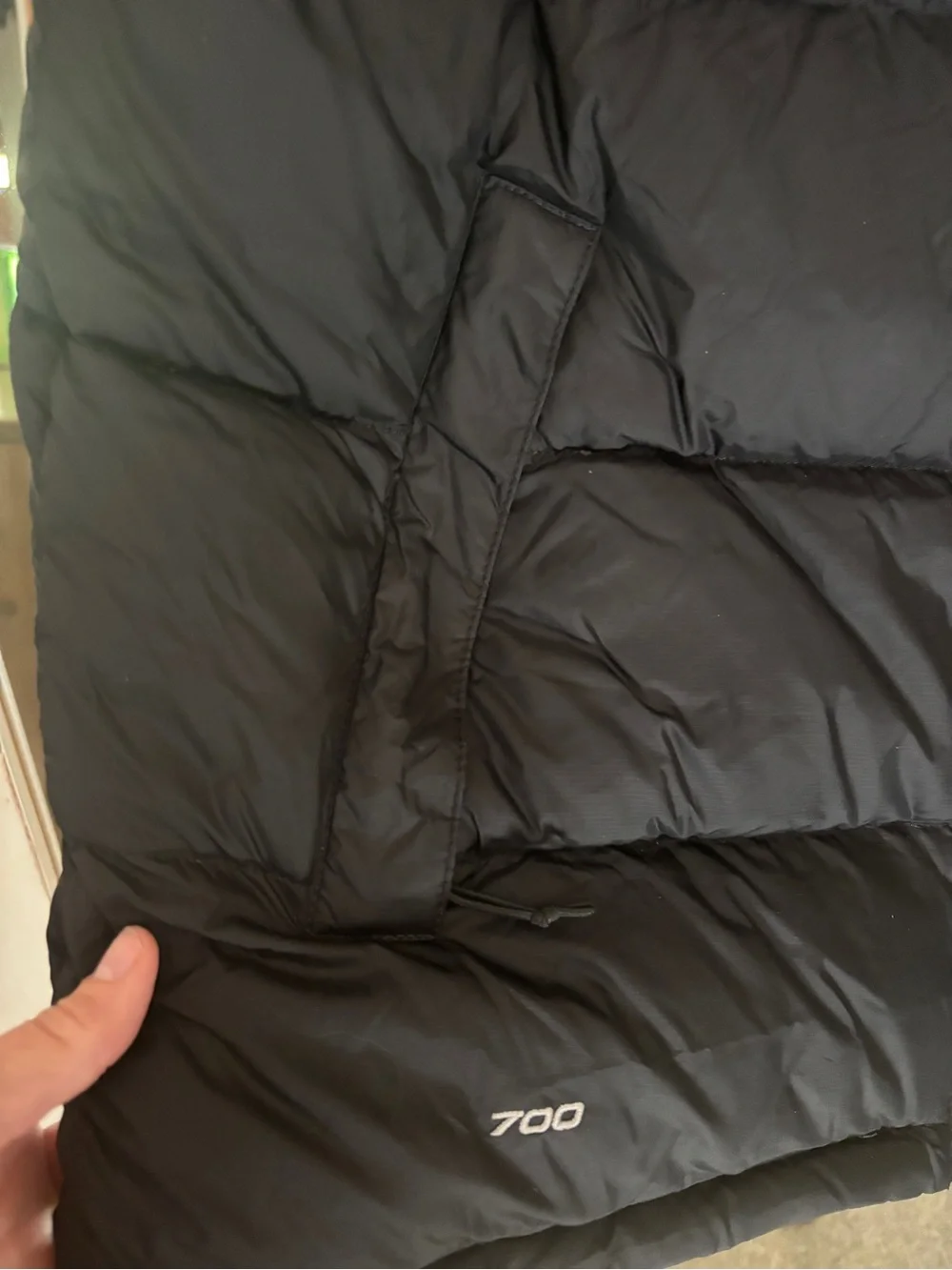 The North Face 1996 Retro Nuptse 700 Fill Down Puffer Vest Black - Size Large